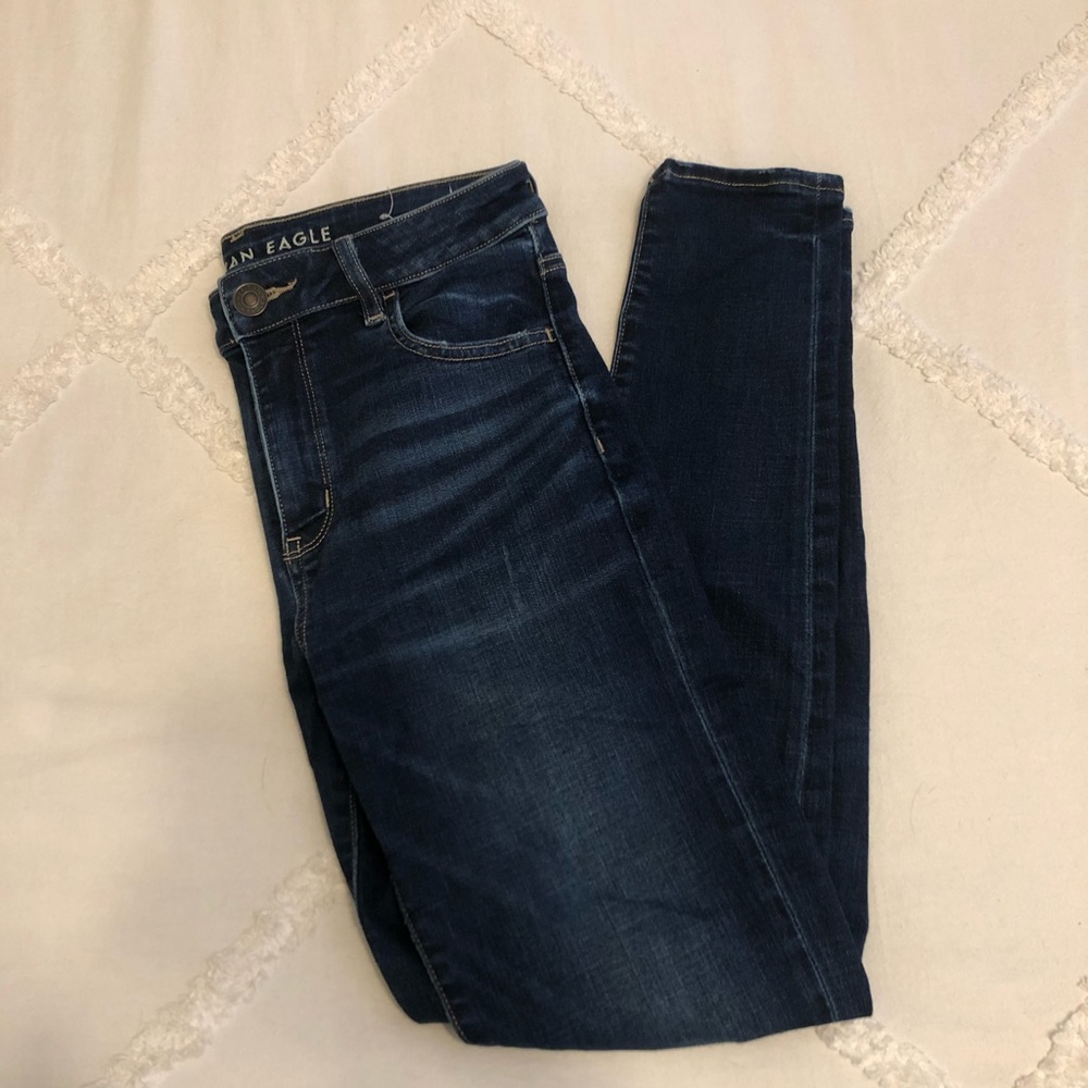 American Eagle High Rise Super Stretch Jegging Size 8